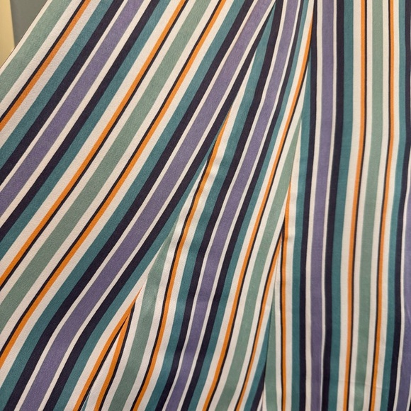 Maeve Freya Striped Multicolor Midi Skirt 10 - Picture 5 of 9